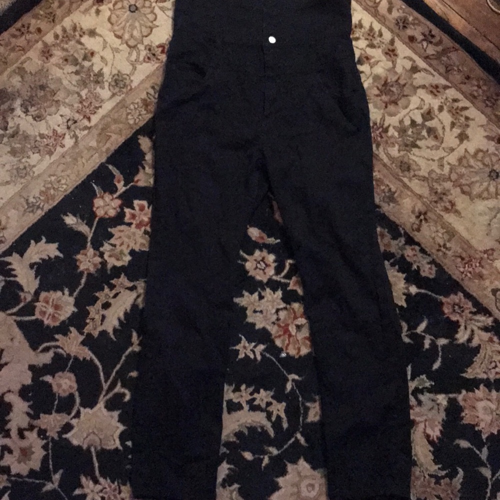 High Waisted Black Skinny Pants